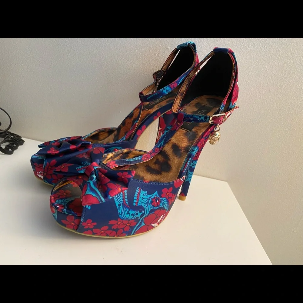 Iron Fist Skull & Flowers heels - Picture 6 of 16